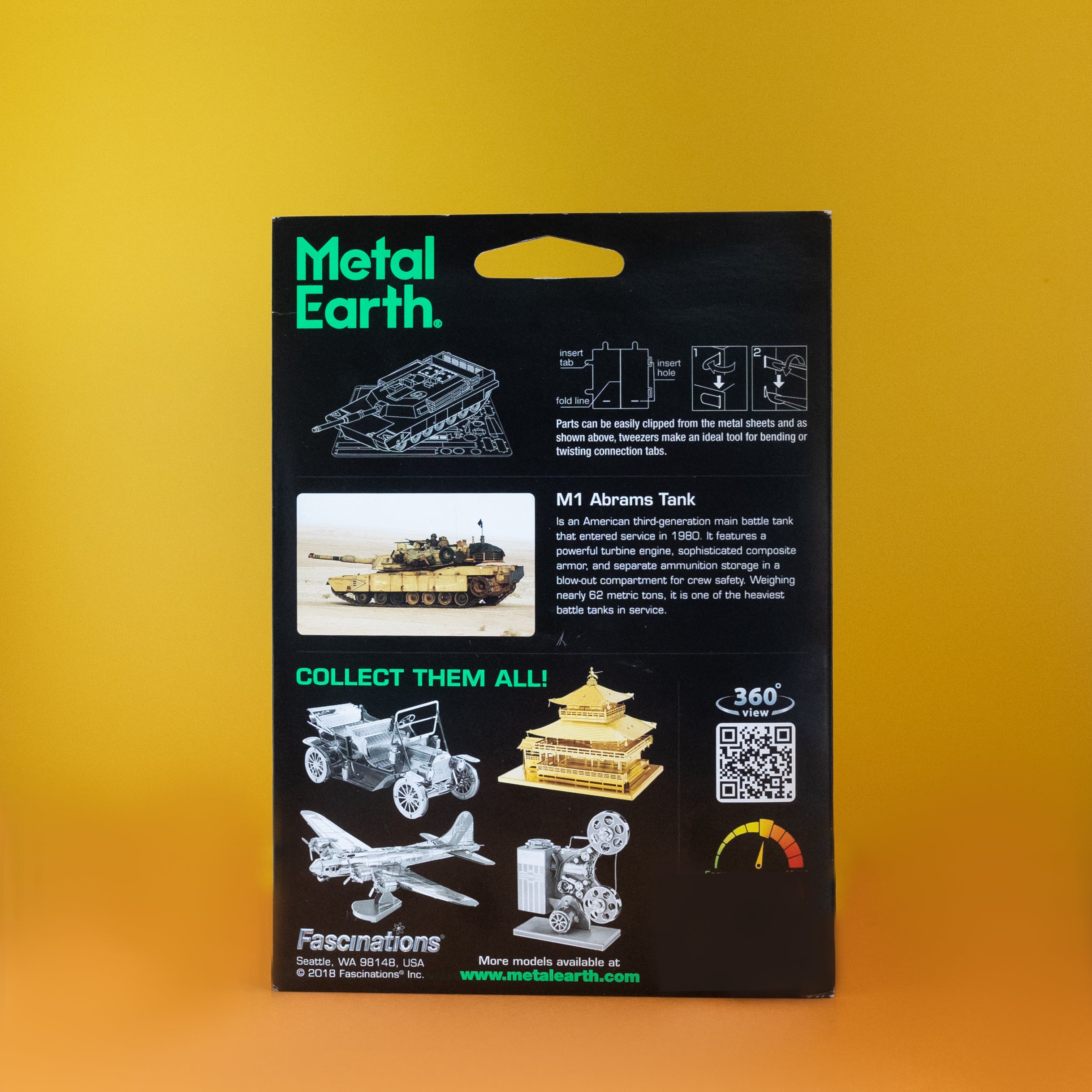 Model Kit M1 Abrams Main Battle Tank