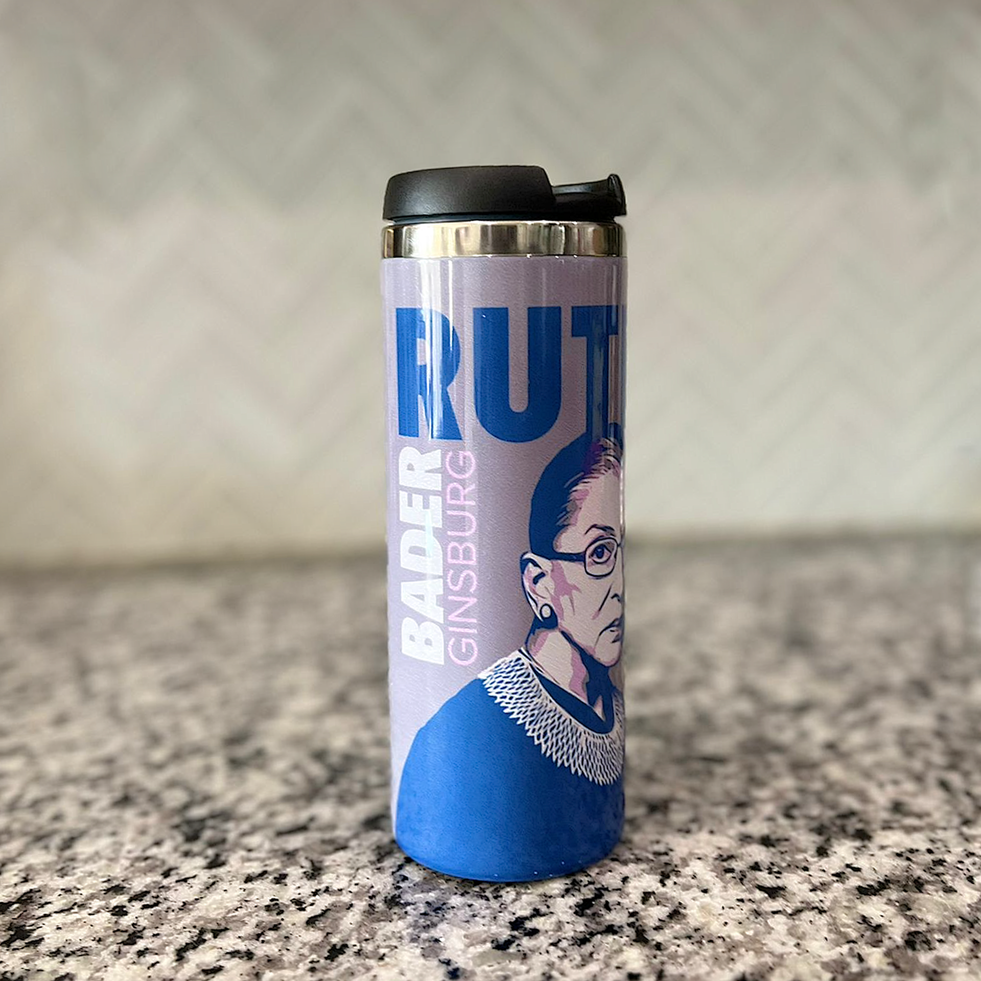 Supreme Court Justice Ruth Bader Ginsburg Travel Mug