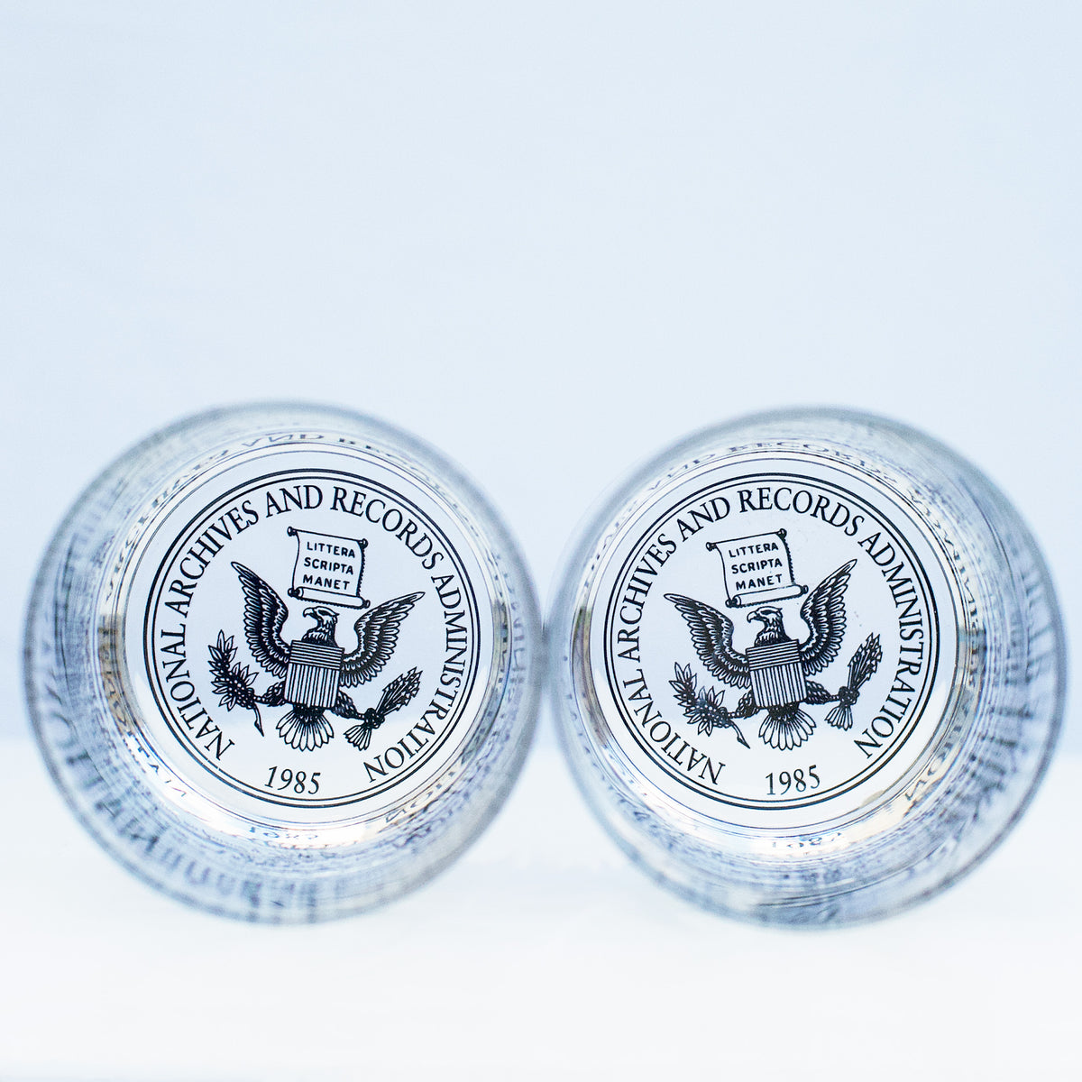 Preamble Rocks Glass Declaration of Independence and U.S. Constitution Rocks Glass Set