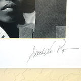 Young Woman at Civil Rights March Signed Matted Print