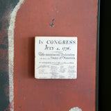 Declaration of Independence Tile Magnet