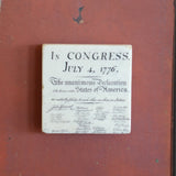 Declaration of Independence Tile Magnet