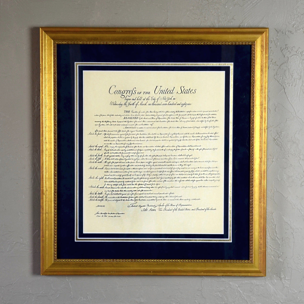 Premium Framed Charters of Freedom Bundle
