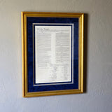 Premium Framed Constitution