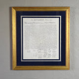Premium Framed Charters of Freedom Bundle Antique Gold