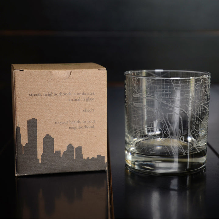 Uhc Rocks Glass Rocks Glass D.C. Map
