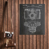 Camera Canvas Patent Print