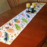 Feather Pen Table Runner