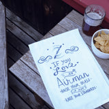 Airman Tea Towel