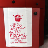 Marines Tea Towel