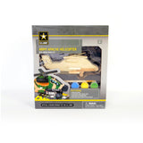 Real Wood Paint Kit: Army Apache Helicopter
