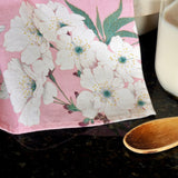 Soft Pink Cherry Blossom Tea Towel