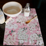 Soft Pink Cherry Blossom Tea Towel