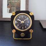Altimeter Black Table Clock
