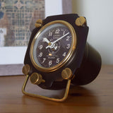 Altimeter Black Table Clock
