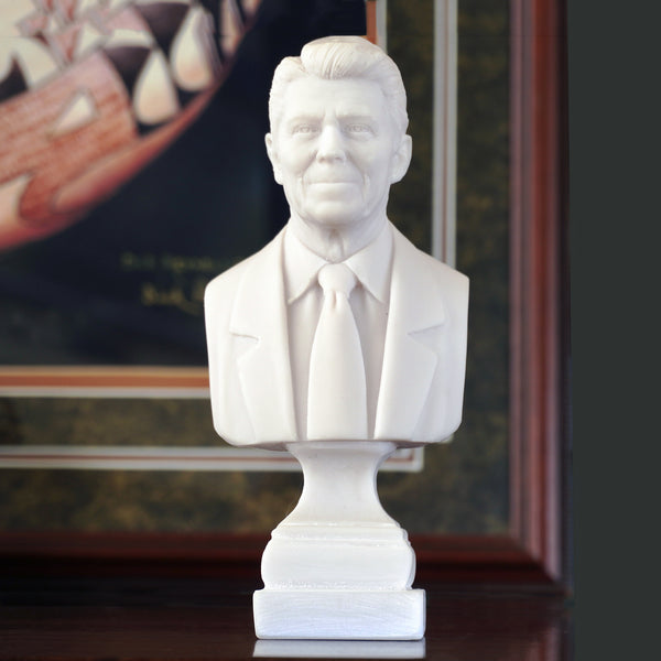 Ronald Reagan 6-inch White Bust