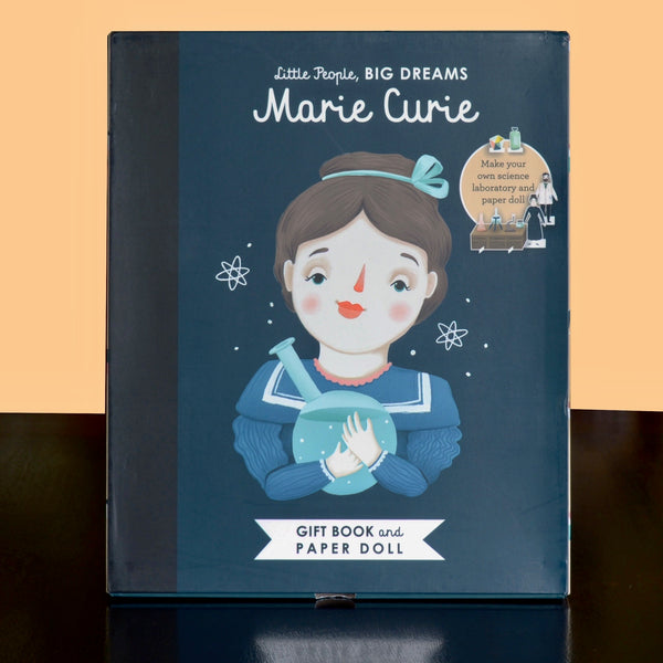 Little People, BIG DREAMS: Marie Curie Book and Paper Doll Gift Edition Set