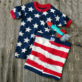 Stars and Stripes Patriotic Toddler Pajamas