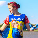Rosie We Can Do It Ladies Top