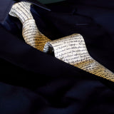 Declaration of Independence Ivory Silk Tie