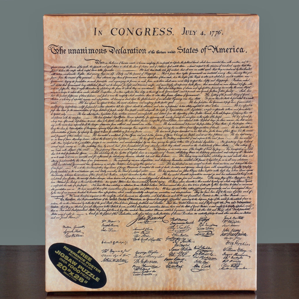 Declaration of Independence 1,000 Piece Puzzle