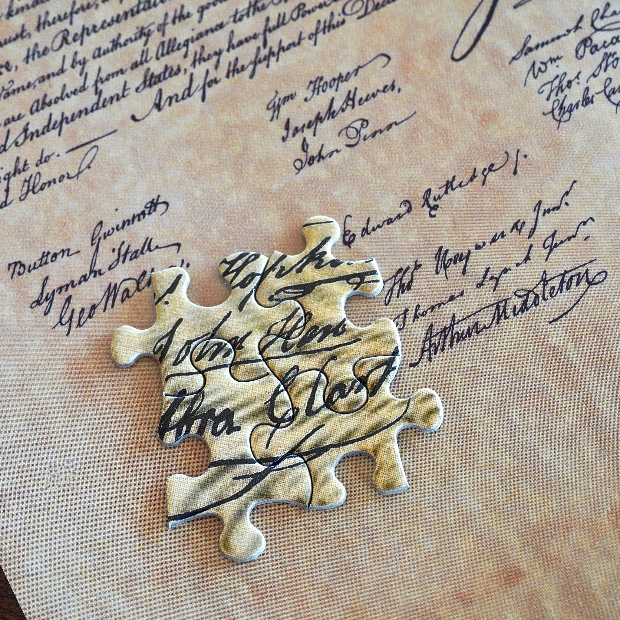 Declaration of Independence 500 Piece Puzzle
