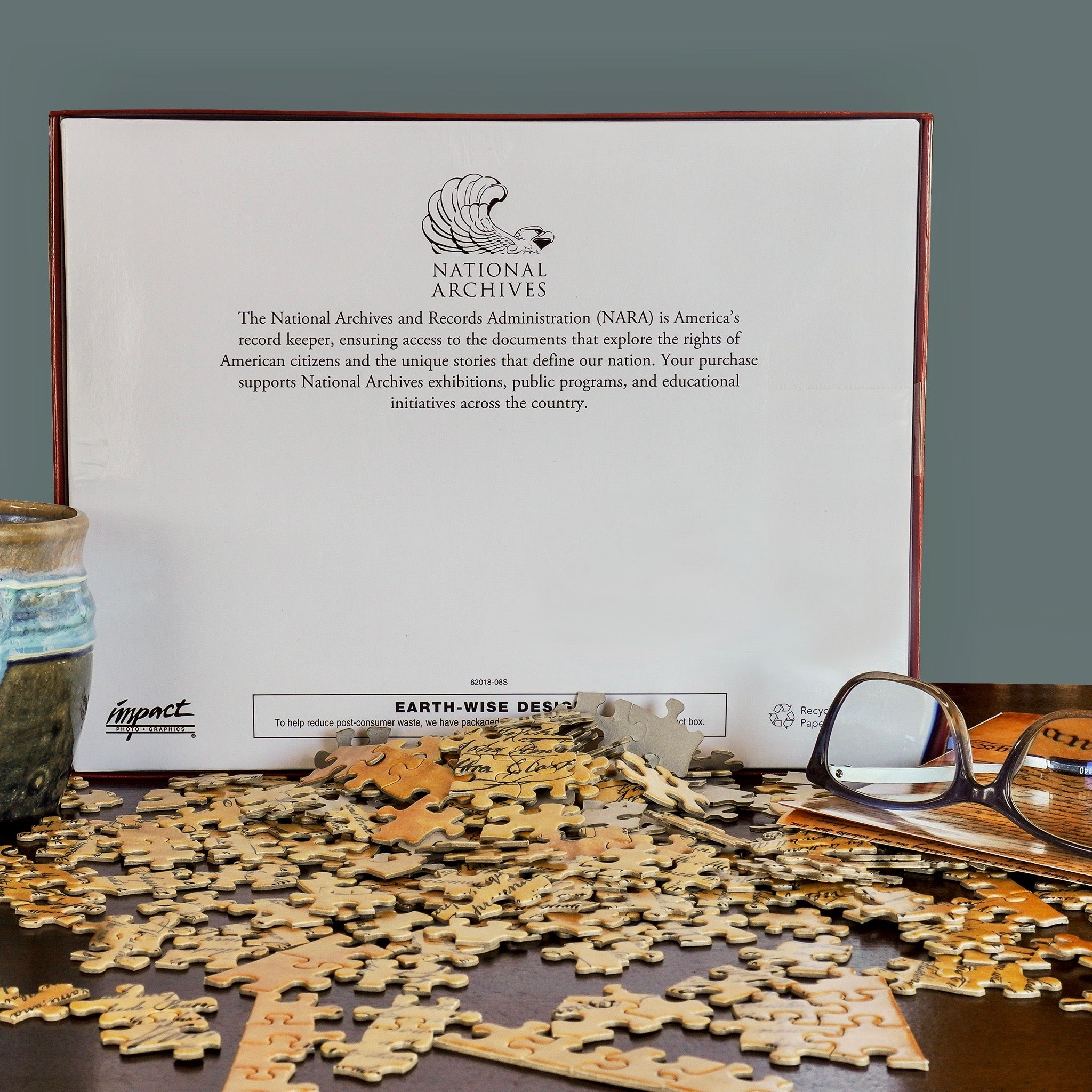 Declaration of Independence 500 Piece Puzzle