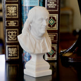 Benjamin Franklin 6-inch White Bust