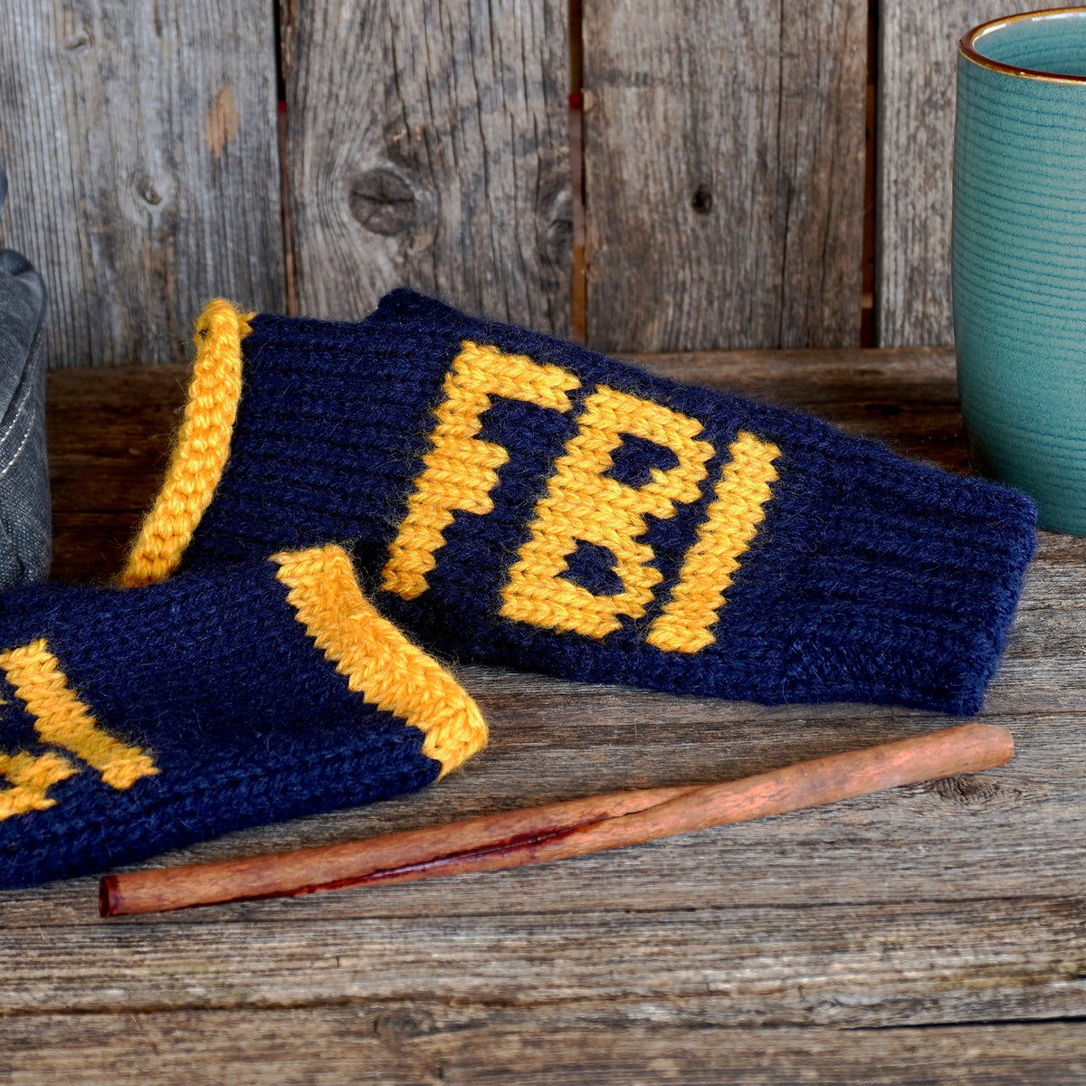 FBI Fingerless Mittens