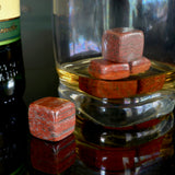 Red Jasper Whisky Stones Set