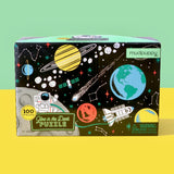 Outer Space Glow-in-the-Dark 100 Piece Puzzle