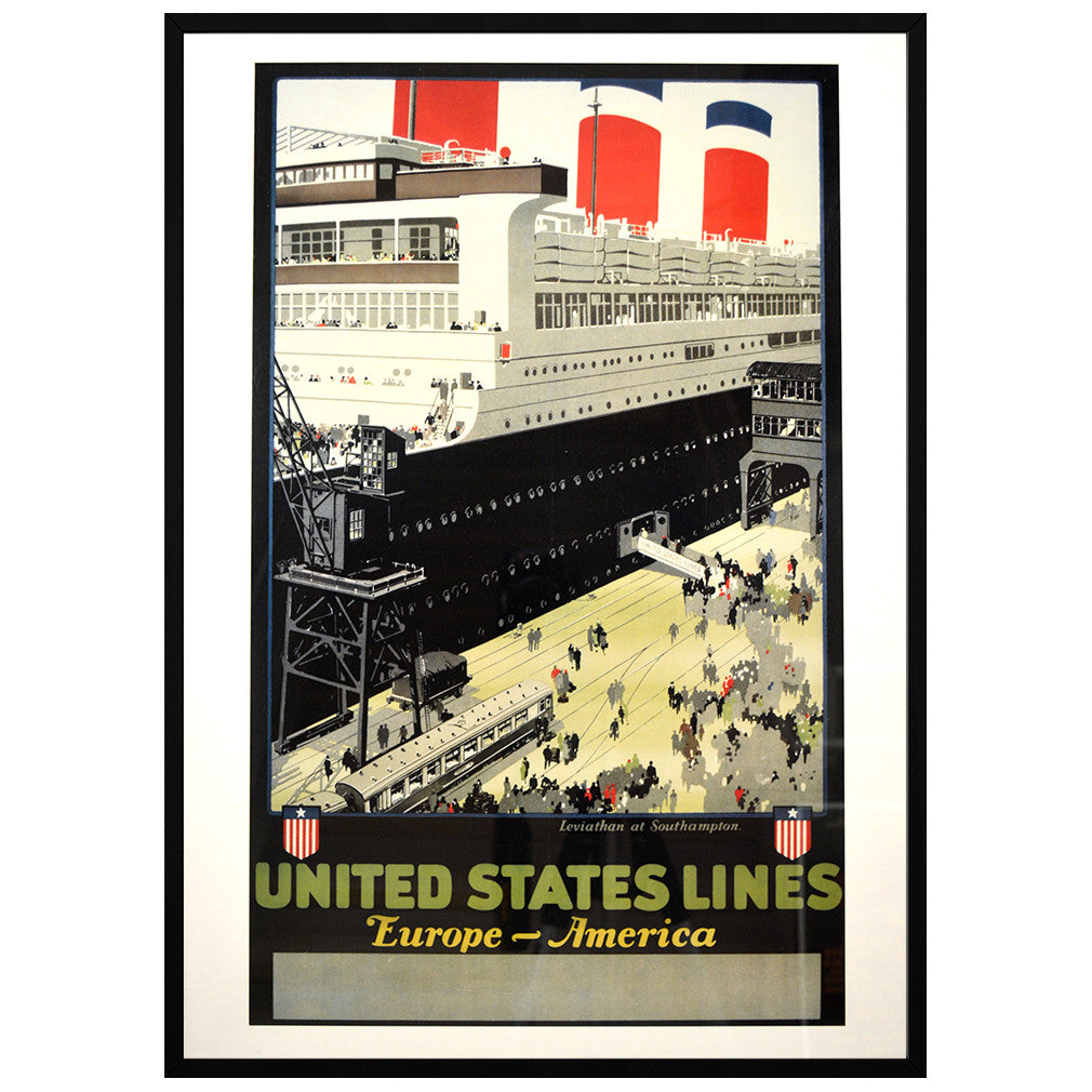 U.S. Lines Poster
