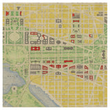 Historic Map of Washington Silk Scarf – National Archives Store