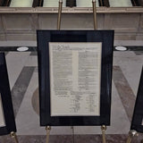 U.S. Constitution in Classic Finish Metal Frame
