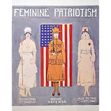 Feminine Patriotism Canvas Print