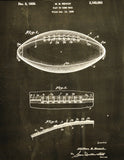 Football Canvas Patent Print