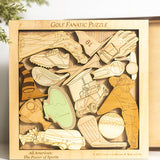 Golf Fanatic Wooden Puzzle