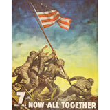 Now All Together/Iwo Jima Canvas Print
