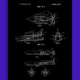NASA Space Shuttle Patent Print