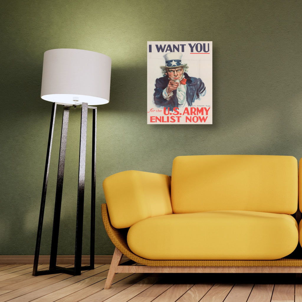 I Want You - Uncle Sam Canvas Print